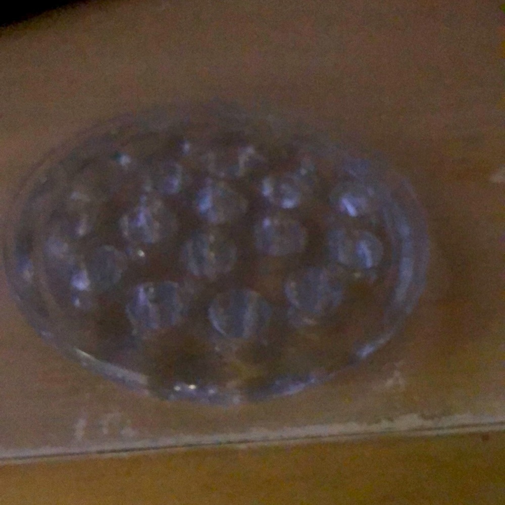Vintage Glass Flower Frog